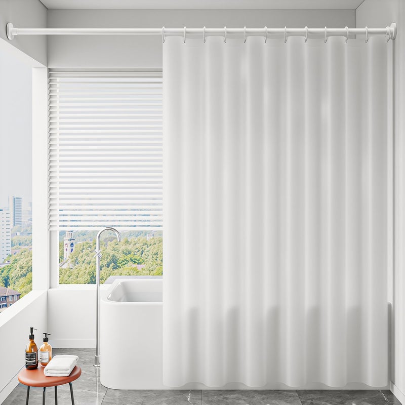 Full Seal Shower Curtain 80x180cm Zero Gap Leak Proof Anti Soap Scum EVA Liner - Image 5