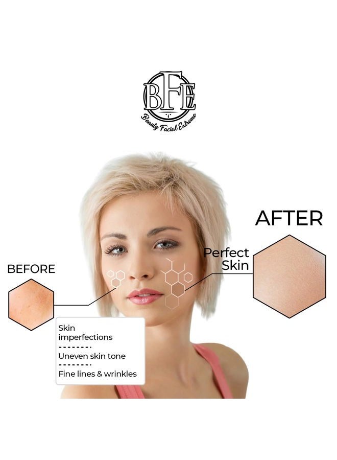Beauty Facial Extreme Anti Aging Resurfacing Exfoliating Peel Pads Treatment- Contains Lactic, Salicylic, & Glycolic for Face & Body. Repairs Fine Lines, Wrinkles, Dark Spots, Pores, Acne Scars & Uneven Skin Tone. - Image 5