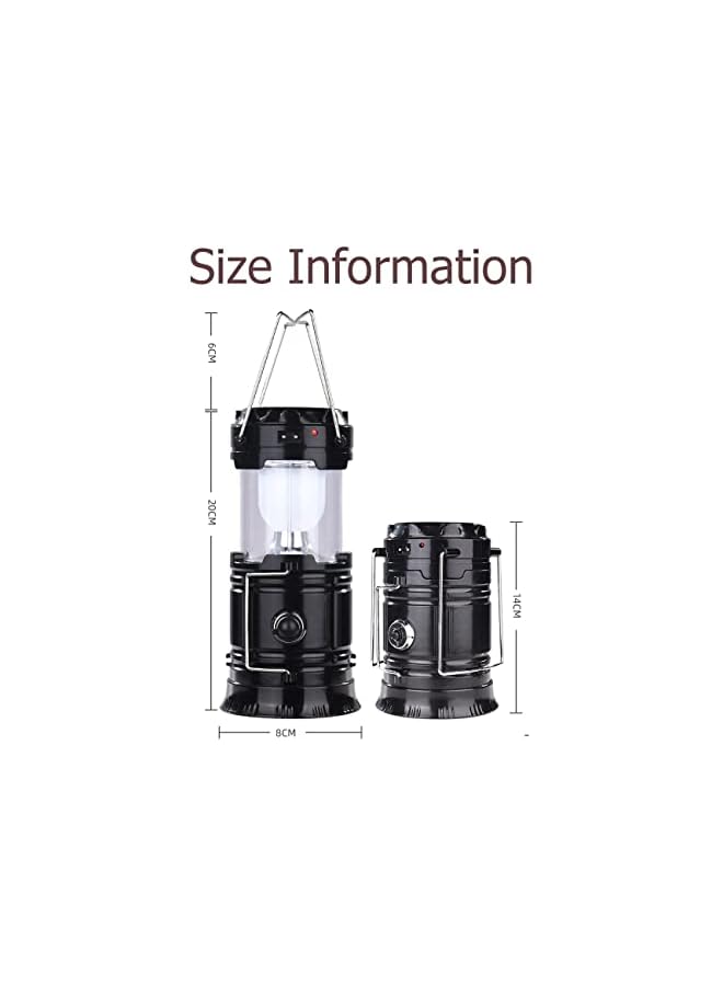promass 2 Pack Portable Led Camping Lantern Flashlights Survival Kit For Emergency, Hurricane, Outage - Image 2