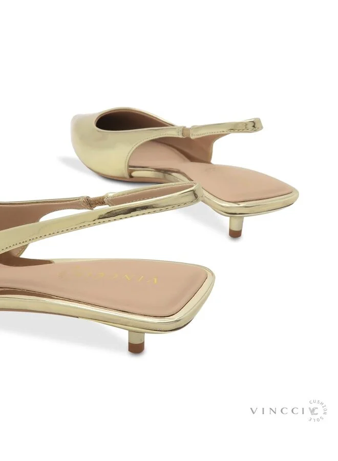 Vincci Pointed Toe Low Heel Ankle Strap Sandals