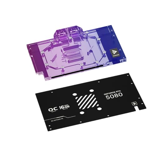 Barrow Copper GPU Water Cooling Block GPU Waterblock for Asus RTX5090 RTX5090Ti RTX5080 RTX5080Ti RTX5070 RTX5070Ti RTX5060 RTX5060Ti (for Asus TUF RTX5080 RTX5070Ti O16G Gaming) - Image 1