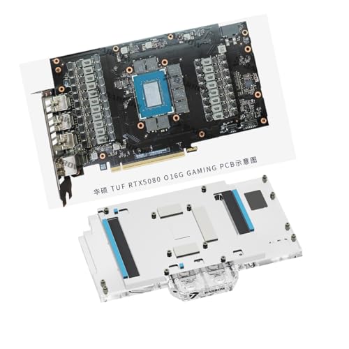 Barrow Copper GPU Water Cooling Block GPU Waterblock for Asus RTX5090 RTX5090Ti RTX5080 RTX5080Ti RTX5070 RTX5070Ti RTX5060 RTX5060Ti (for Asus TUF RTX5080 RTX5070Ti O16G Gaming) - Image 3