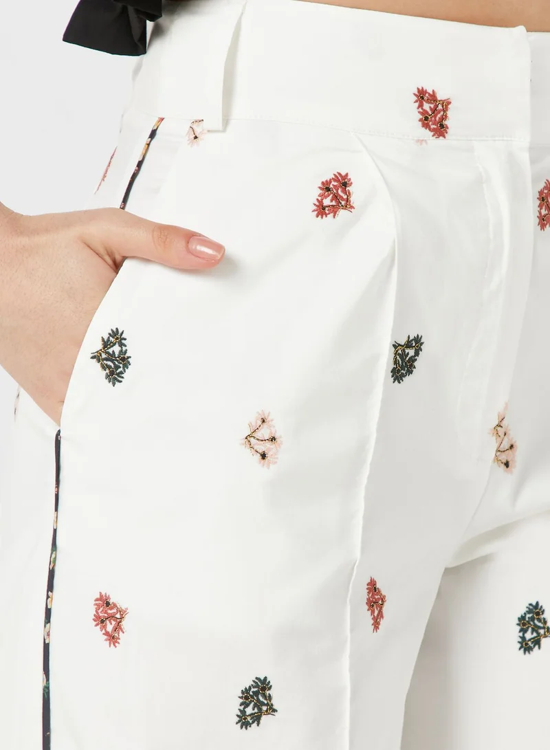 نوكتورن Wide Leg High Waist Pants
