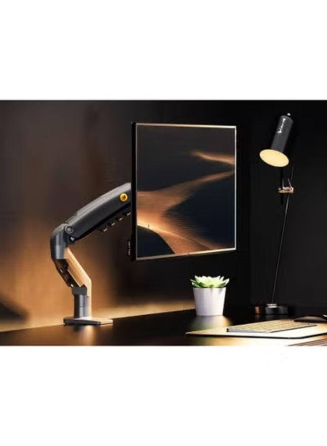 North Bayou NB-F80 Multi-Color Flexible Gas Spring Desktop Monitor Arm, 17" to 30" (Green) - Image 1