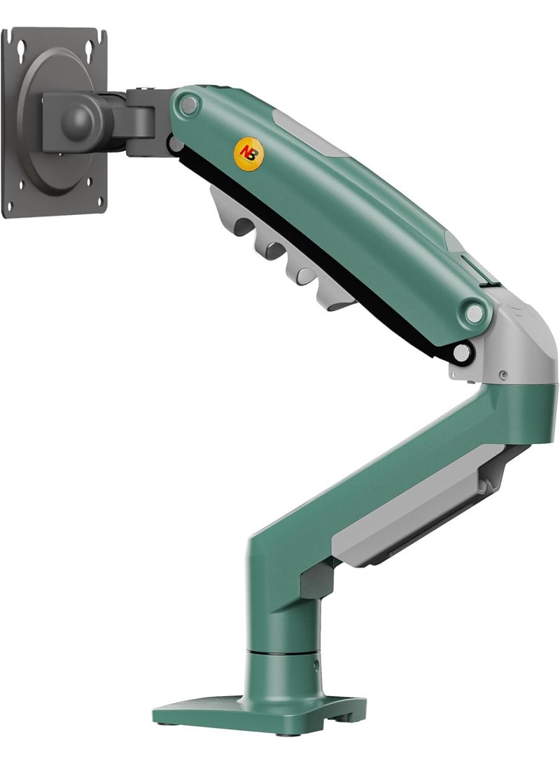 North Bayou NB-F80 Multi-Color Flexible Gas Spring Desktop Monitor Arm, 17" to 30" (Green) - Image 2
