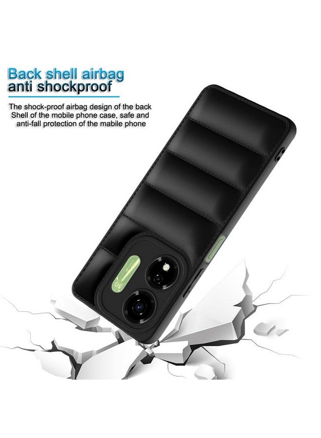 Plus غطاء كاميرا حماية بفاخر لitel P55 5G - أسود - Image 4