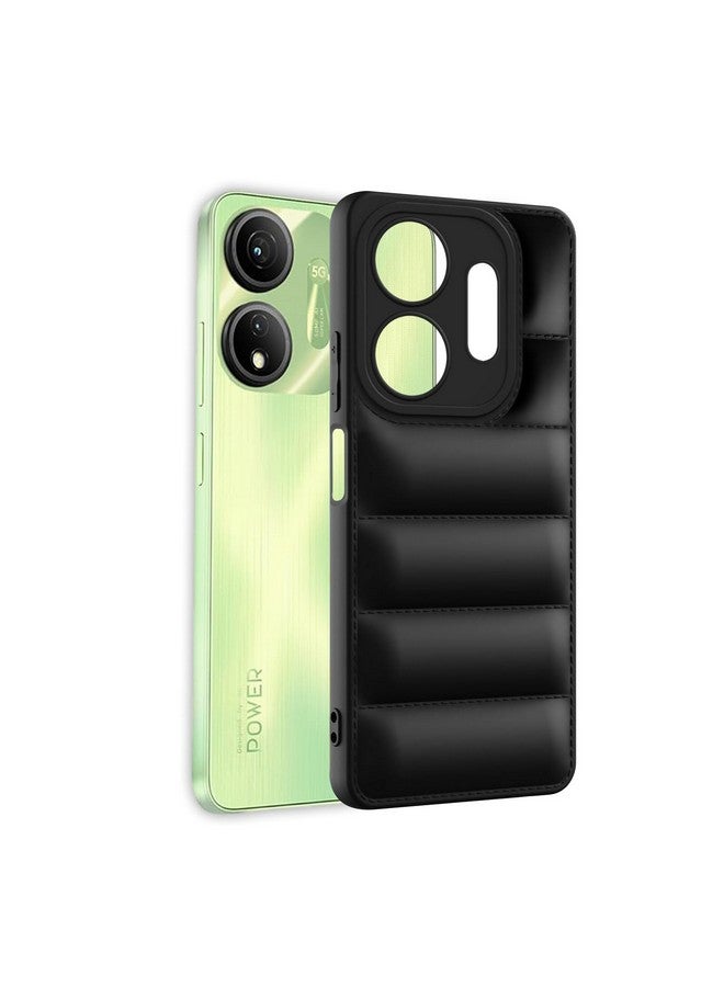 Plus غطاء كاميرا حماية بفاخر لitel P55 5G - أسود - Image 3