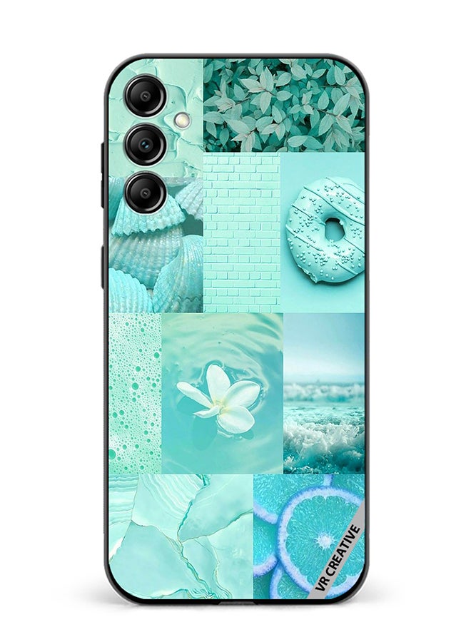 VR CREATIVE Protective Case Cover For Samsung Galaxy A55 Mint Abstract College Design Multicolour - Image 1