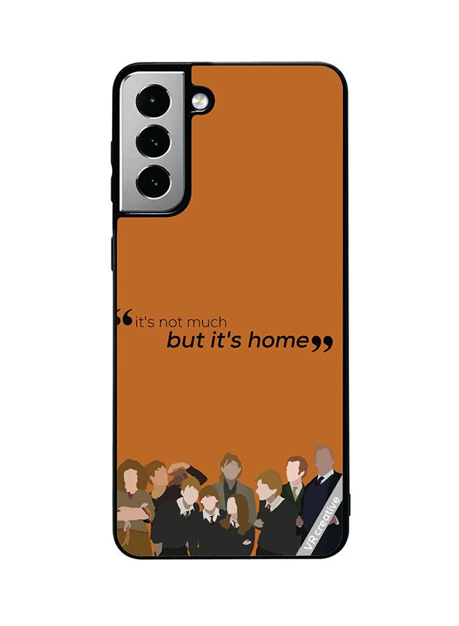 VR CREATIVE Protective Case Cover For Samsung Galaxy S21 FE 5G Its Not Much But Its Home Design Multicolour - Image 1