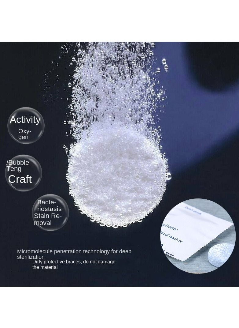 Fresh and White in One Swipe! Denture and Bottle Cleaning Tablets Combo