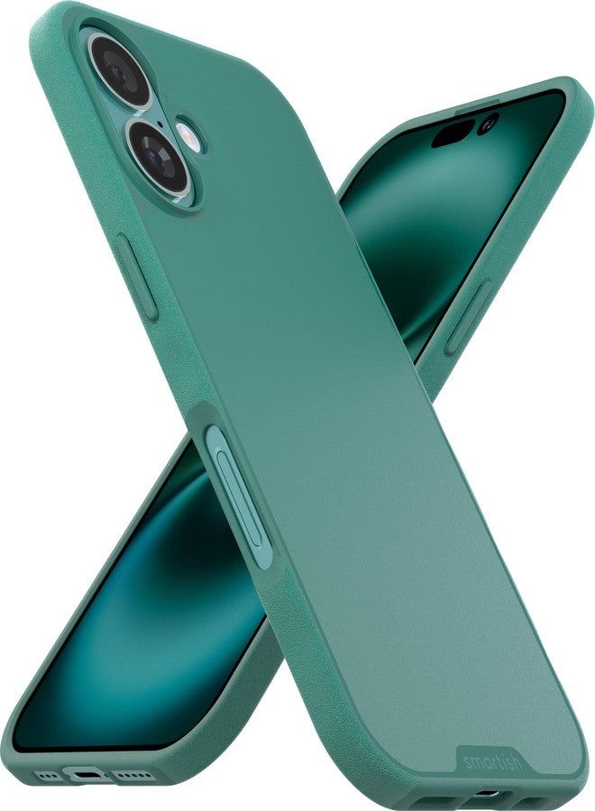 Smartish® iPhone 16 Magnetic Case - Gripmunk Compatible with MagSafe [Lightweight + Protective] Slim & Thin Grip Cover with Microfiber Lining for Apple iPhone 16 - So Jaded - Image 1