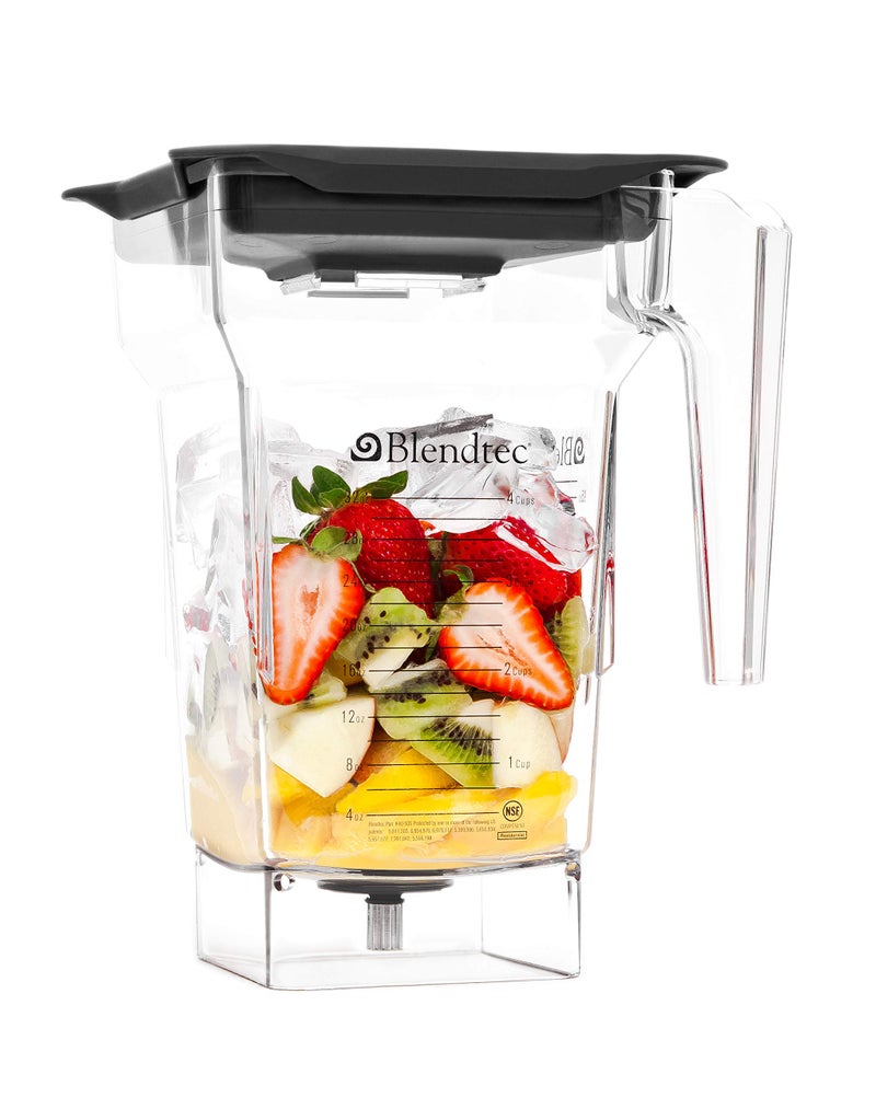 Blendtec Commercial FourSide Blender Jar  2 Qt with Vented Gripper Lid