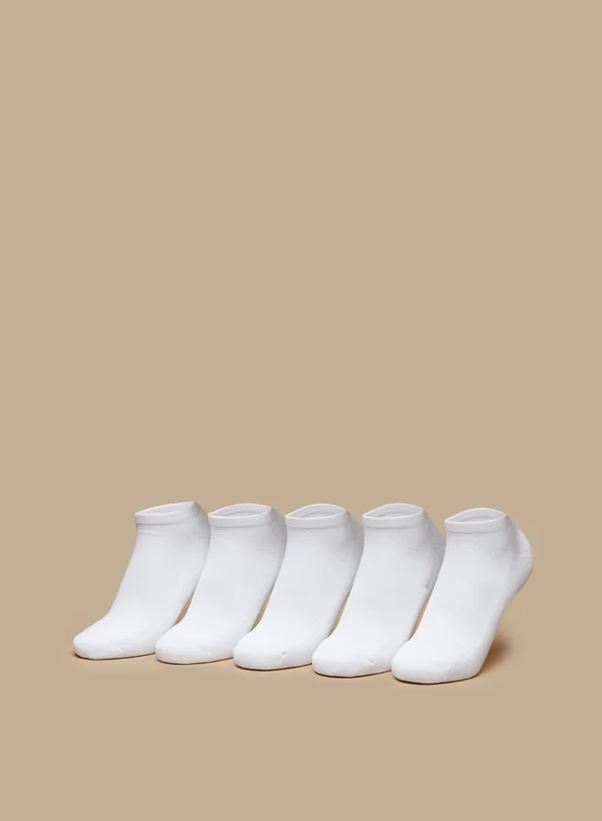 LBL Boys's Solid Ankle Length Socks - Set of 5