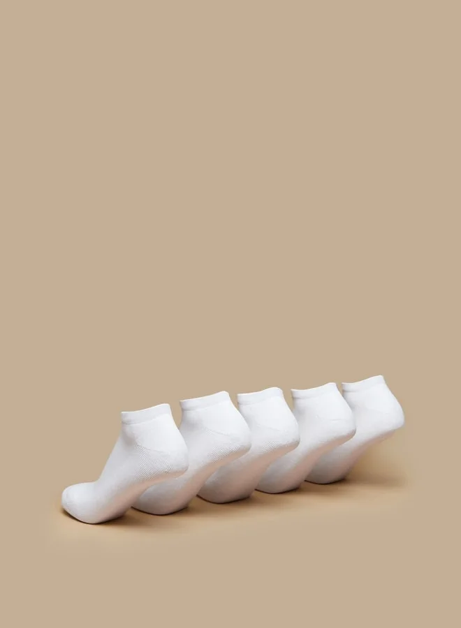 LBL Boys's Solid Ankle Length Socks - Set of 5