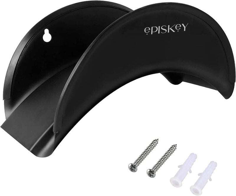 Episkey Hose Hanger, Wall-Mounted Metal Hose Holder, Anti-Corrosive Hose Bracket (Black) - Image 2