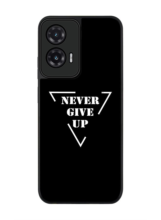 Stylizedd For Motorola Moto G35 Case,Slim fit Camera Protection, Shockproof Thin Phone cover  - Never give up