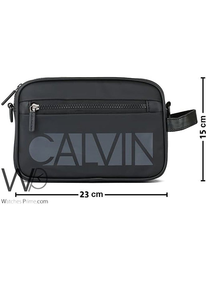 Calvin Klein Jeans Calvin Klein Black  Hand bag for Men with Gift Box - Image 4