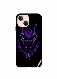 Protective Case Cover For Apple iPhone 14 Plus Black Panther Design Multicolour