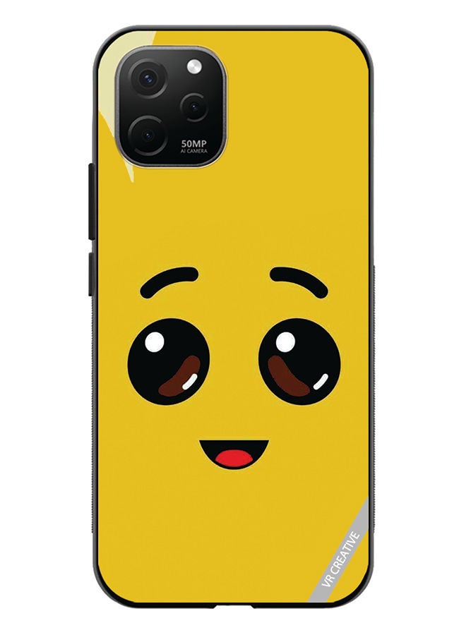 VR CREATIVE Protective Case Cover For Huawei Nova Y61 Banana Smiley Design Multicolour - Image 1