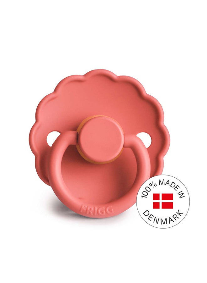 FRIGG Daisy Latex Baby Pacifier 0-6M 1-Pack Poppy - Size 1 - Image 3
