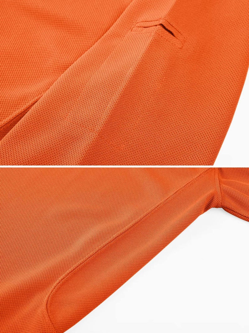 MAGCOMSEN Golf Polo Shirts for Men T Shirts for Men Casual Shirts Fishing Shirts Mens Golf Polo Shirts Short Sleeve Shirts Golf Work Shirts Quick Dry Shirts Summer Shirts - Image 3