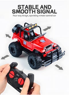 GROIC RC Cars,Electric Toy All Terrain Remote Control Car, Racing Cars Electric Vehicle,Kids Outdoor Toys Fast Racing Buggy Toy with Led Lights and Rechargeable Battery  - Image 4