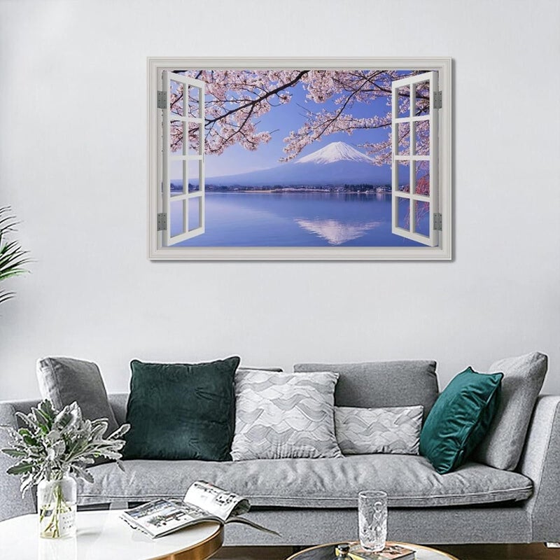 Tijuboni Japanese Landscape Canvas Wall Art - Image 4