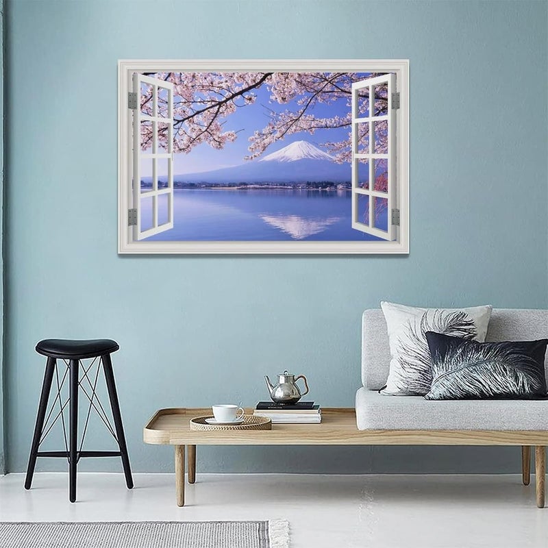 Tijuboni Japanese Landscape Canvas Wall Art - Image 3