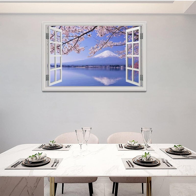 Tijuboni Japanese Landscape Canvas Wall Art - Image 2