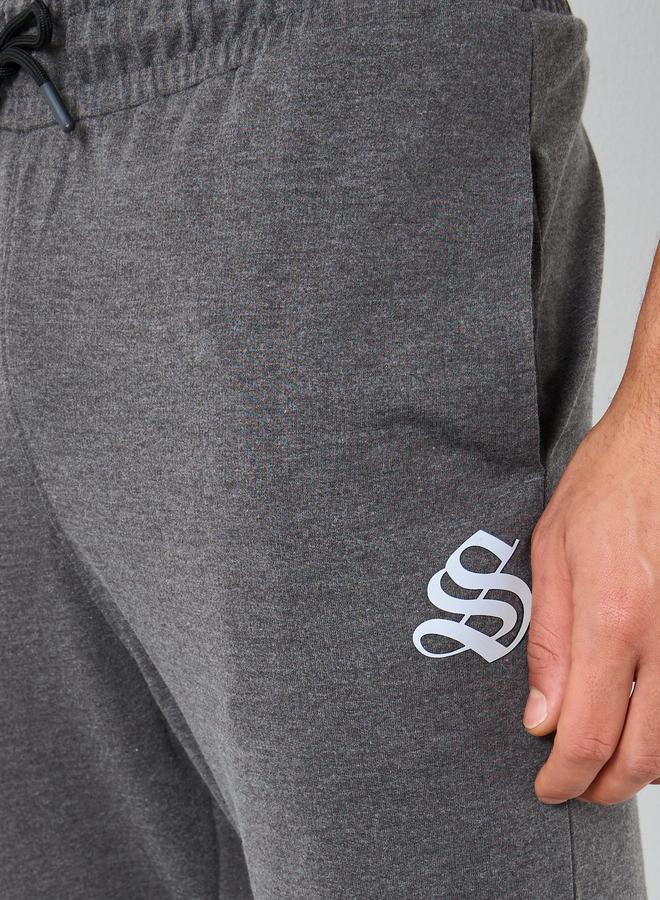Styli Men Charcoal Straight Fit Joggers - Image 3