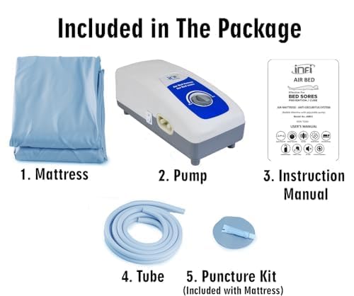 Infi Air Bed for Bed Sores | Anti Bedsore Air Matteress | Anti Decubitus Airbed | Bubble Air Mattress for Bed Sore | Alpha Bed Mattress with 1 Year Warranty - Image 2