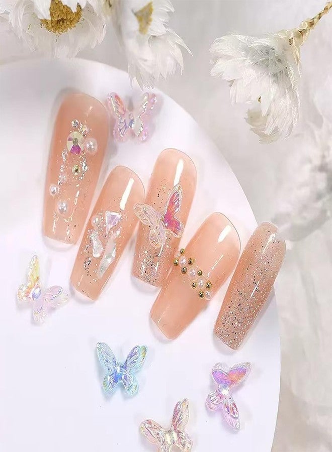 IAIHBBLY 120 Pcs Mini Resin Butterflies, Miniature Tiny Resin Butterflies Figures for Crafts DIY Fairy Garden Dollhouse Micro Landscaping Decoration - Image 5