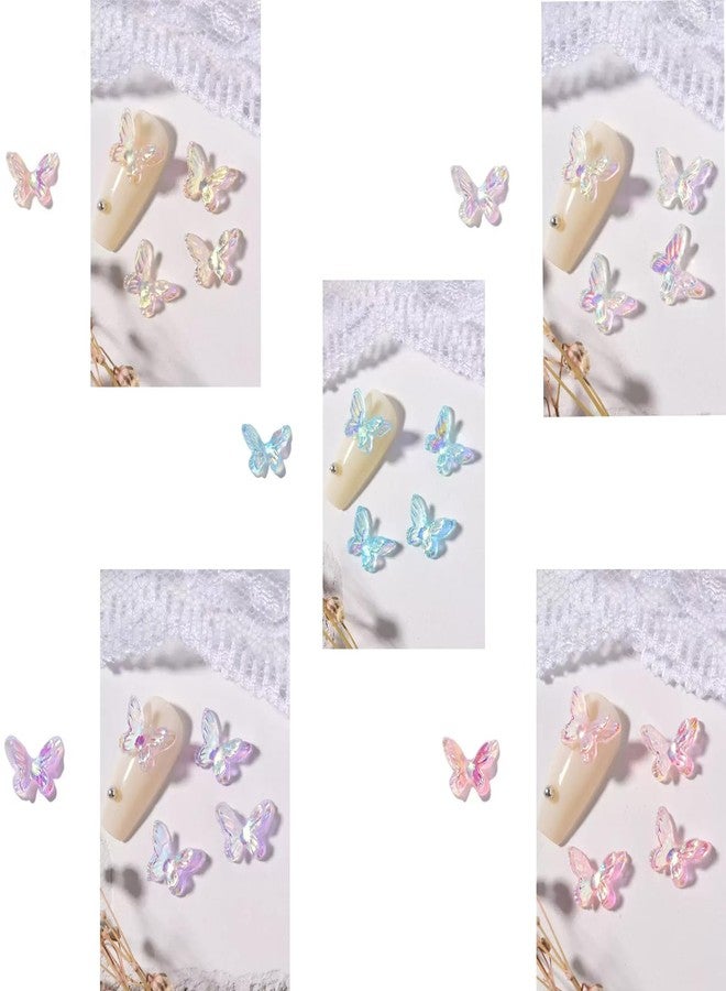IAIHBBLY 120 Pcs Mini Resin Butterflies, Miniature Tiny Resin Butterflies Figures for Crafts DIY Fairy Garden Dollhouse Micro Landscaping Decoration - Image 4