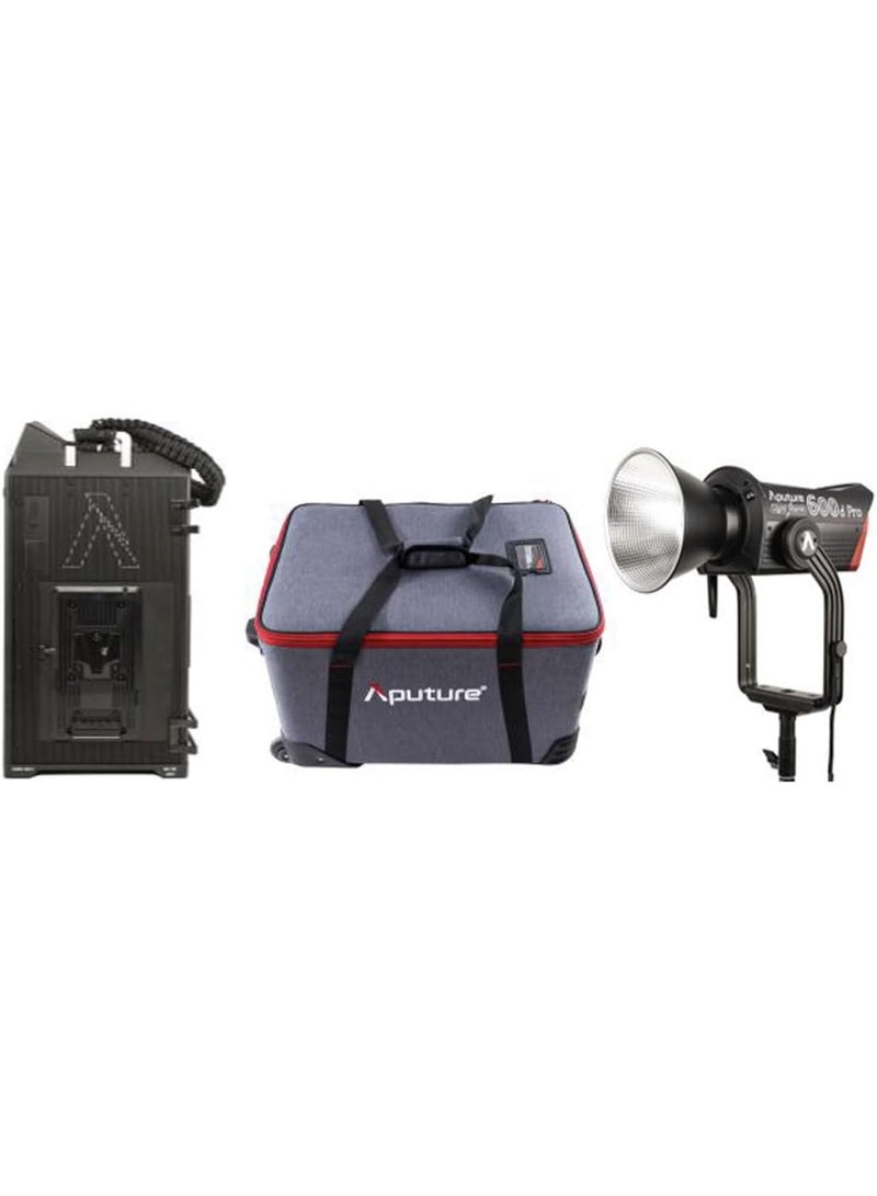 Aputure LS 600d Pro Light Storm Daylight LED Video Light 5600K V-Mount High Output Studio Lighting with Reflector Wireless DMX Bluetooth Control for Filmmaking Photography - Image 3