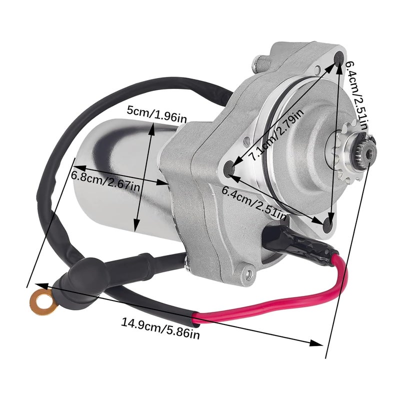 AHL Starter Motor for Go Karts and ATVs - 50cc to 125cc - Image 3