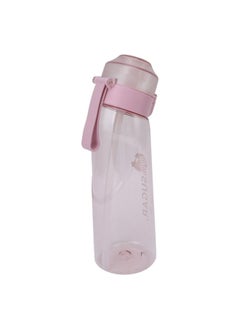 Thoraya Fitness Cup Scent Based Water Bottle with Carry Strap Leak Proof 650ml Sports Water Bottle for Gym Camping Outdoor Pink  - Image 2