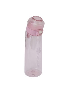 Thoraya Fitness Cup Scent Based Water Bottle with Carry Strap Leak Proof 650ml Sports Water Bottle for Gym Camping Outdoor Pink  - Image 4