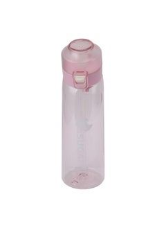 Thoraya Fitness Cup Scent Based Water Bottle with Carry Strap Leak Proof 650ml Sports Water Bottle for Gym Camping Outdoor Pink  - Image 1