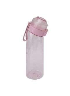 Thoraya Fitness Cup Scent Based Water Bottle with Carry Strap Leak Proof 650ml Sports Water Bottle for Gym Camping Outdoor Pink  - Image 3