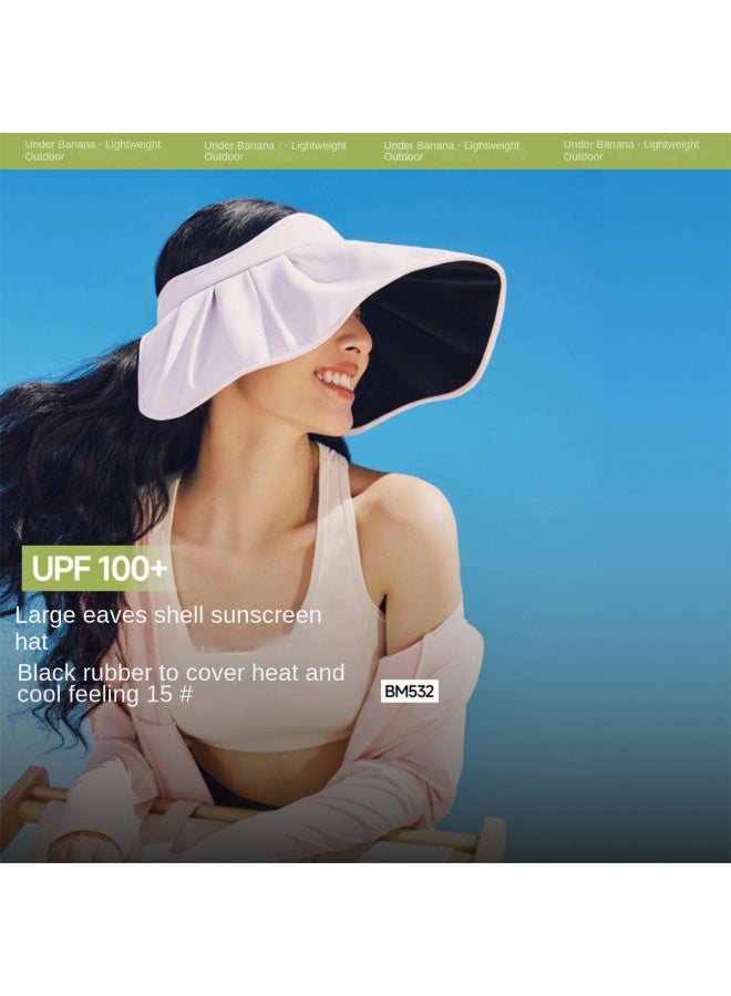Classic Shell Hat】women's Uv Sun Hat For Spring And Summer, Versatile Commute And Outdoor Use With Sun Protection - Image 3