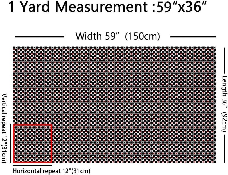 Gulf climate tested upgraded quality Geometric Checkerboard Patchwork Fabric by The Yard Plaids Grids Heart Indoor Outdoor Fabric Modern Simple Style Soft Flannel Polyester No Stretch Fabrics Sewing Lovers Black Red 10 Yards 360"x59" Precision polished solid material Cost saving design picks All-round applied quality Minimal design Cost effective upgraded craftsmanship Trendy natural tone options One piece build Long term use design Affordable purchase options Multiple sizes Transit & use compatible Heat insulation layer Polished safe edge Multi-color available build Local & cross border ship compatible Individual & group usable General standard crafted Multi-demand compliant quality Consistent single item quality Various size alternatives Individual group scene compatible Home & professional compatible Odor free color Daily life matching design - Image 2