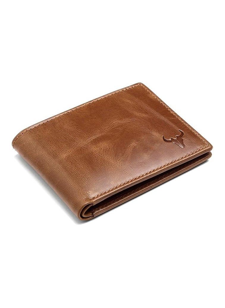 Napa Hide - NAPA HIDE Men Leather wallet for Men Travel Accessory- Bi-Fold Wallet - Image 1