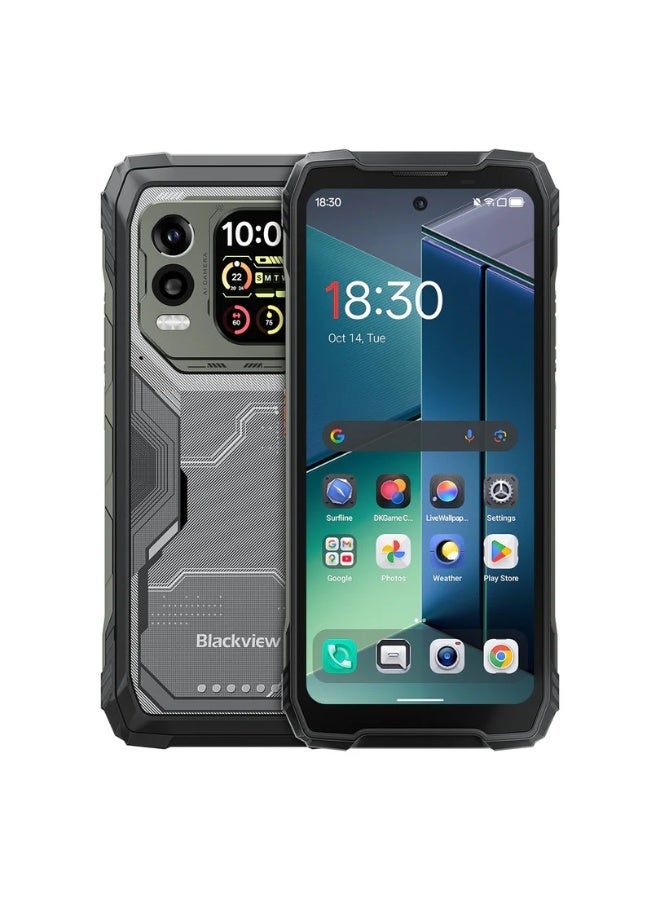 Blackview XPLORE 1 Pro Thermal Imaging Rugged 5G Smartphone, 12GB RAM 256GB ROM, 6.78 Inch 120Hz Display, 2.01 Inch Secondary Screen, 20000mAh Battery, 170LM Flashlight, Black - Image 1