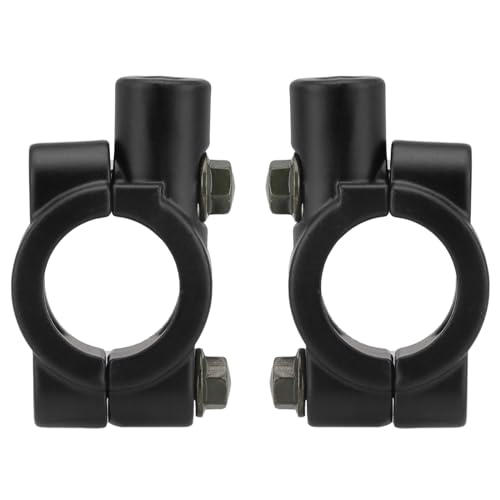 VG MOTO 8mm 7/8" Motorcycle Handlebar Mirror Mount Holder Clamp Bracket Adaptor Thread Universal for Motorbike ATV Scooter - Image 1