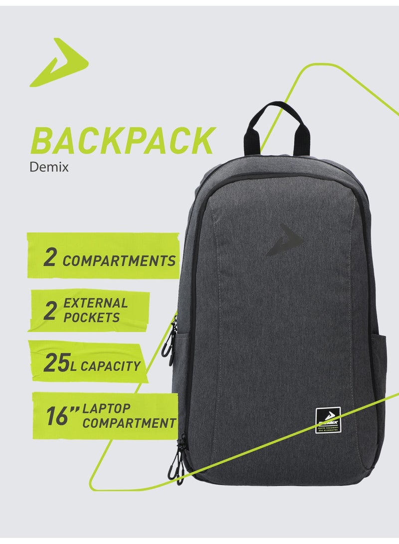 Demix Universal Kidsâ€™ Backpack â€“ 25L Water-Repellent School & Sports Backpack with Laptop Compartment & Ergonomic Design - Image 2