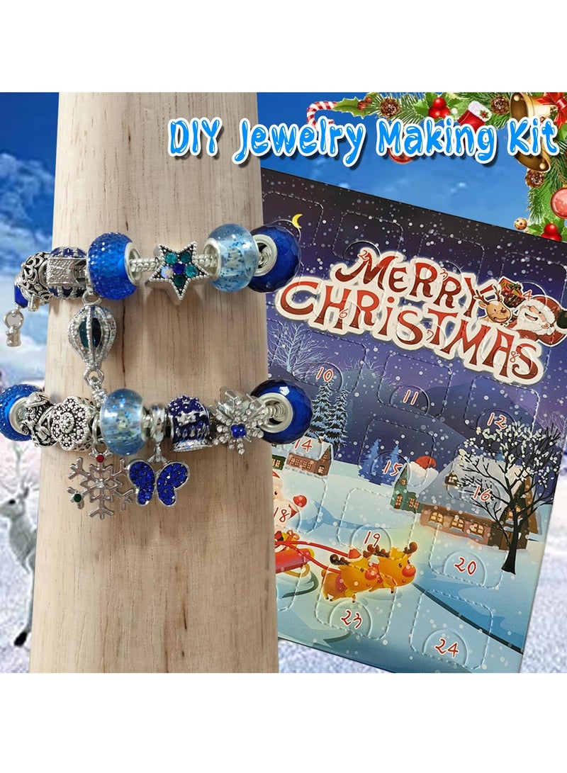 24 Days Christmas Countdown Bracelet Set, DIY Advent Calendar Jewelry Kit for Girls, Teens and Women, Perfect Holiday Gift - Image 4