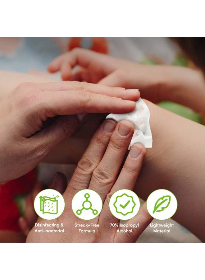 Care Touch Alcohol Wipes | Individually Wrapped Alcohol Prep Pads with 70% Isopropyl Alcohol, Great for Medical & First Aid Kits | Sterile, Antiseptic 2-Ply Alcohol Swabs - 200 count - Image 5