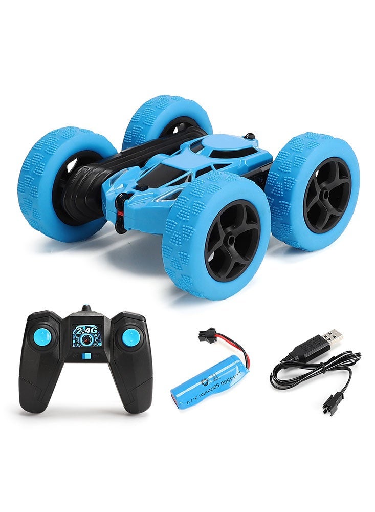 Perfii Remote-Controlled RC Stunt Car with Double-Side Body Roll Walking, Dual Front Lights, TRP Material, Vacuum Tires, Powerful Motor, Muddy Terrain Mastery, 360 Rotation, and Wireless Comfort Control - Image 1