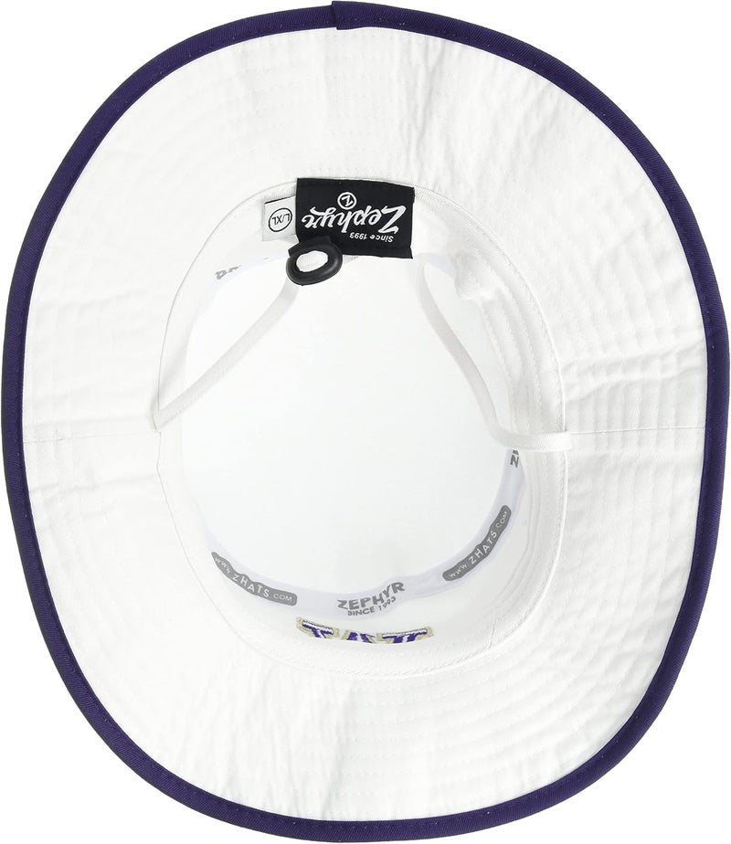 ZHATS NCAA Mens Bucket Hat Pontoon Trim - Image 3