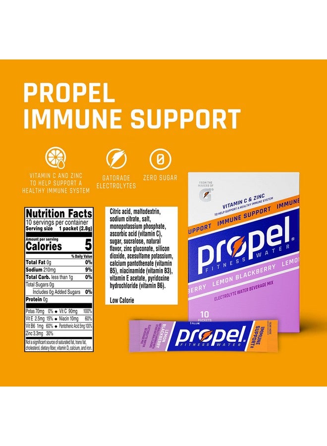 Propel Immune Support Powder Lemon Blackberry - Image 2